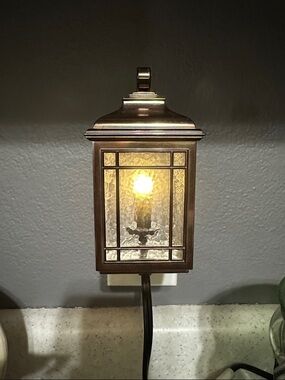 Bath and Body Lantern Wallflower Night Light - Bronze Finish